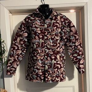 Floral Patterned Women's Jacket
